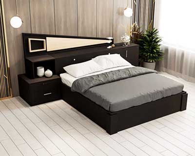 Rectangle Queen Size Bed